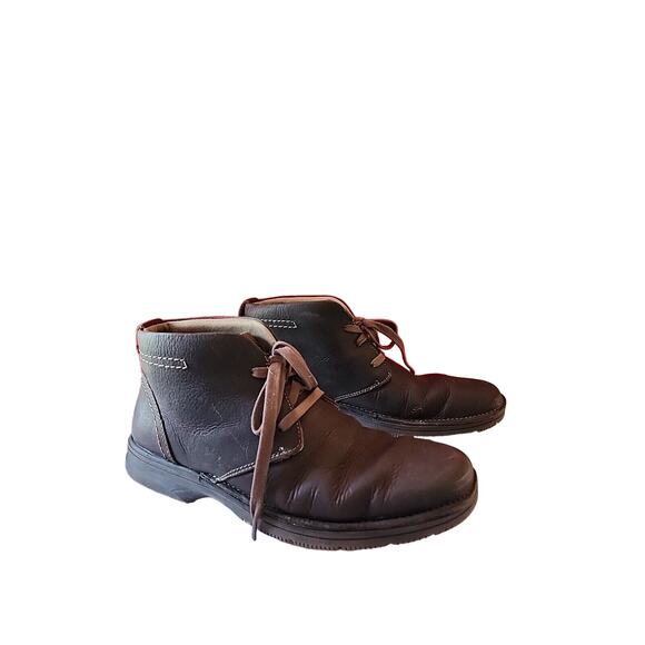 Clark\'s Men\'s 11 M Brown Leather Ankle Boots Lace Up main image 15